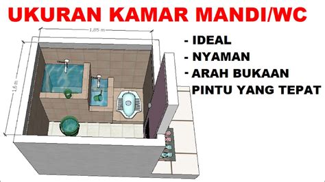 Ukuran Kamar Mandi Ideal Dan Nyaman Youtube