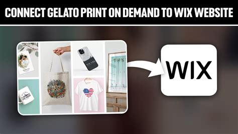 How To Connect Gelato Print On Demand To Wix Website 2023 Full