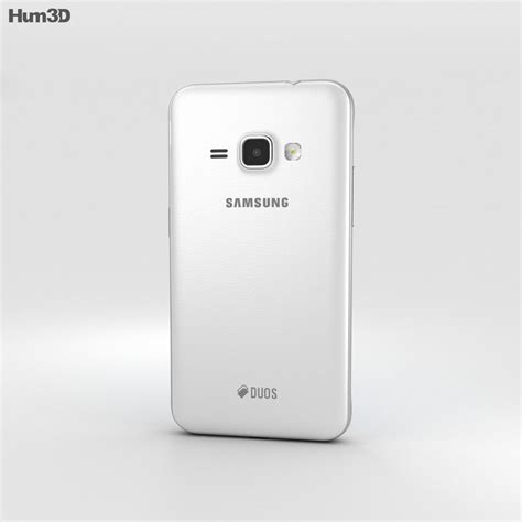 Samsung Galaxy J1 (2016) White 3D model - Download Phones on 3DModels.org