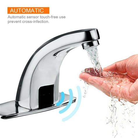 Sensor Faucet Chrome Finished Hot And Cold Way Valve Etsy
