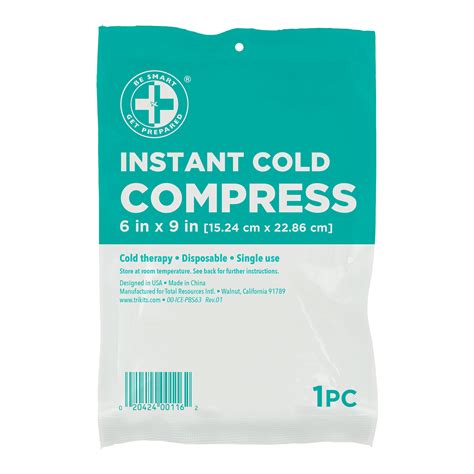 Refill Instant Cold Compress 6 In X 9 In First Aid Plus More