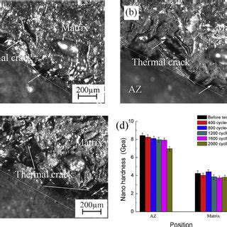 Micro Cracks Observed In Microstructure A Thermal Cracking In