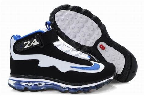 cheap-mens-nike-griffeys-24-black-white-blue-shoes (With images ...