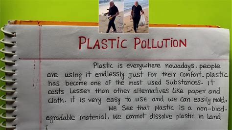 Plastic Pollution Essay In English 200 Words Writing On Plastic