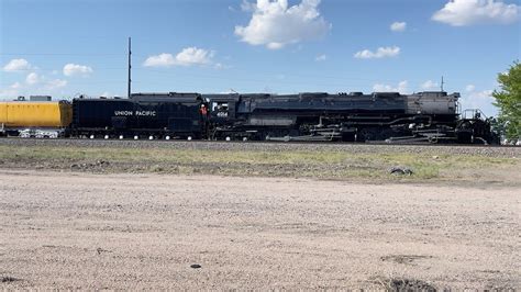 The Big Boy Steam Locomotive In Gering Nebraska June Youtube