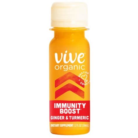 Vive Organic Immunity Boost Shot Original Ginger And Turmeric Wellness