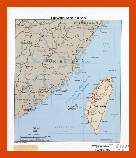map of the taiwan strait 1
