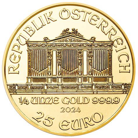 Österreich 2024 Wiener Philharmoniker Gold 1 4 oz Wert Preis