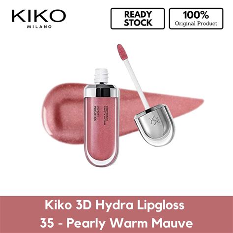 Jual Kiko Milano 3D Hydra Lipgloss 35 Pearly Warm Mauve Shopee Indonesia