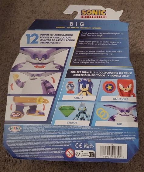 Mavin Sonic The Hedgehog Jakks Pacific Big The Cat Figure