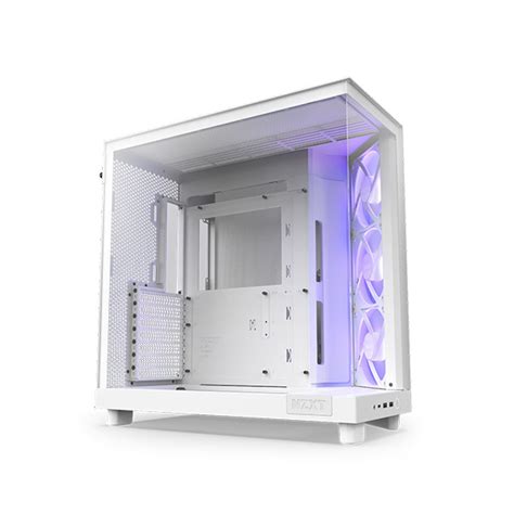 Nzxt H Flow Rgb Dual Chamber Mid Tower Casing White Price In Bd