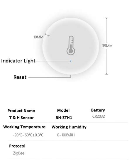 Other Diy Tools Tuya Zigbee Wireless Smart Home Temperature And