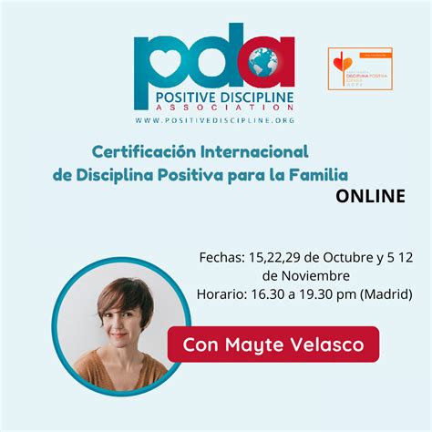 Taller ONLINE de certificación Internacional en Disciplina Positiva