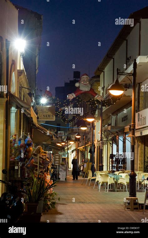 Streets Of Limassol Cyprus Stock Photo Alamy