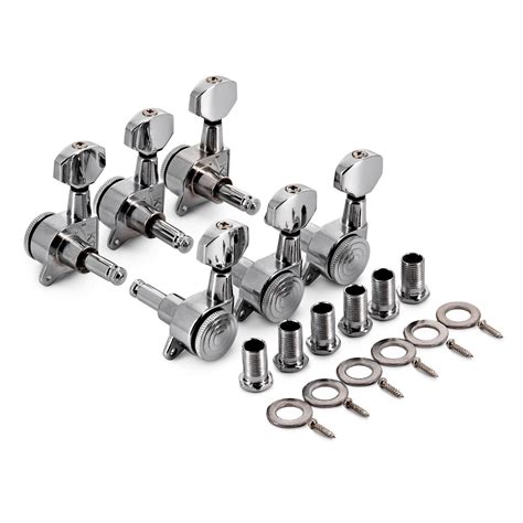 Guitarworks Locking Machine Heads 3 A Side Chrome Gear4music