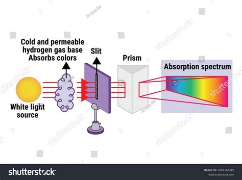 Structure Absorption Spectrum Stock Illustration 2207160449 | Shutterstock