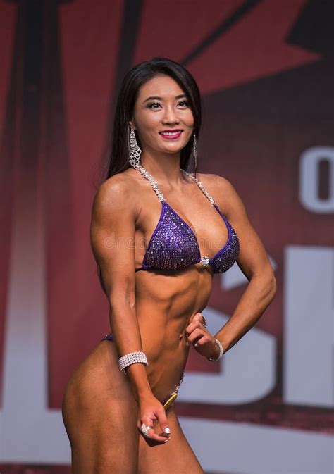 Bikini Contestant At Toronto Pro Supershow Editorial Photography