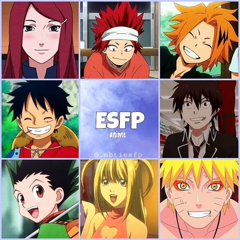 Esfp Anime Characters - Printable Word Searches