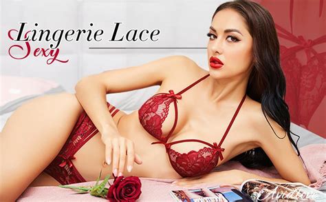 Avidlove Lingerie Lace Babydoll 2 Piece Sexy Bra And Panty Sets