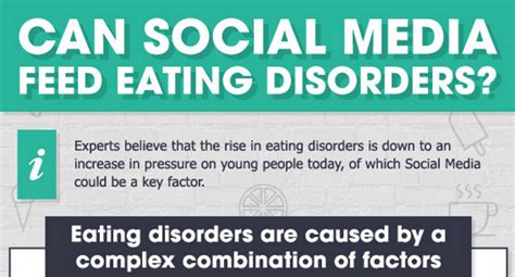 Can Social Media Feed Eating Disorders Infographic Visualistan