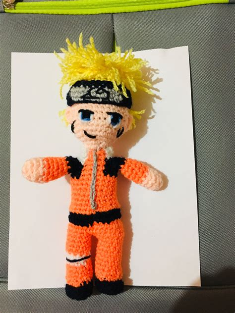 Naruto A Crochet Anime Tejido Crochet Muñecos De Ganchillo Ganchillo