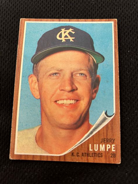 Jerry Lumpe 1962 Topps Kansas City Athletics 305 Vintage Baseball Card Ebay