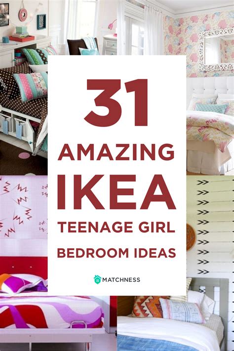 31 Amazing IKEA Teenage Girl Bedroom Ideas ~ Matchness.com Small Girls ...