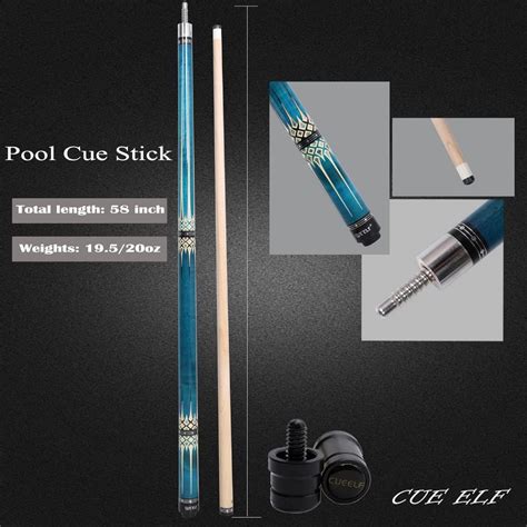 Pool Cue Stick Billiard Cue Sticks Pool Cues 58 Inch Maple Wood Pool