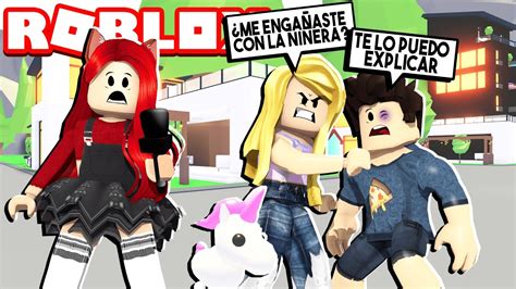 Exponiendo Infieles Ep 9 Él La Traiciona Con La NiÑera En Adopt Me De Roblox 💔 Youtube