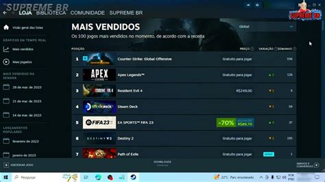 Como Ver Os Jogos Mais Jogados Da Steam 🔥🎮 Youtube