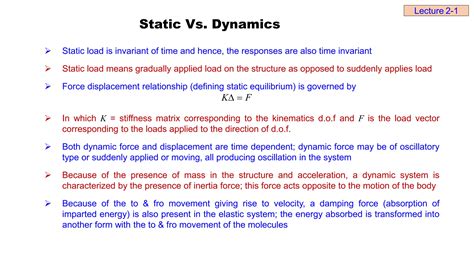 Structural Dynamics And Earthquake Engineering Ppt