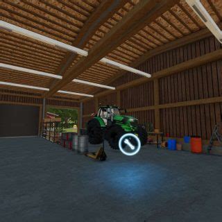 Drewniany garaż v1 0 0 0 Farming Simulator 25 Mody FS22 Mody