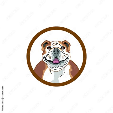 vector of Dog pitbull logo icon avatar logo design eps format Stock ...