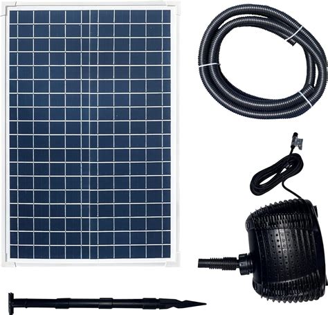 My Natural Pond MNP Powerful Submersible Solar Powered Pond Pump Kit