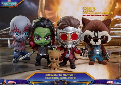 Guardians Of The Galaxy Vol 2 Cosbaby Bobble Heads By Hot Toys ActionFiguresDaily