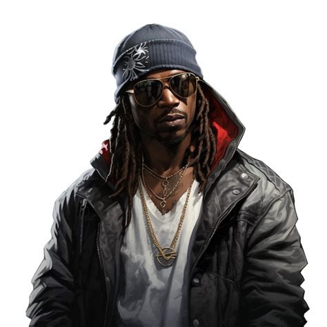 premium photo thug  white background high quality ultra hd