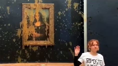 Video Arrojan Sopa A La Mona Lisa En El Louvre De Par S