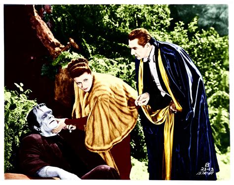 Colorized Abbott Costello Meet Frankensteinjp By Dr Realart Md On