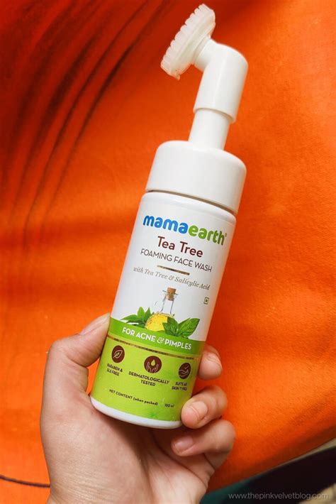 Mamaearth Tea Tree Foaming Face Wash Review The Pink Velvet Blog