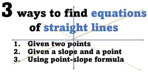 Equation Of A Straight Line Given Two Points Worksheet Tessshebaylo