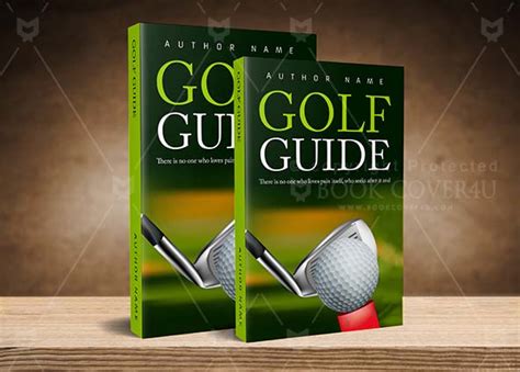 Sports Book Cover Design Golf Guide