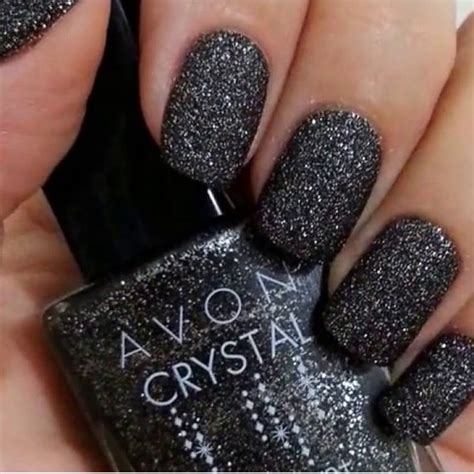 Esmalte Crushed Crystals Preto Avon Shopee Brasil