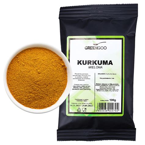 Kurkuma Mielona 100G Naturalna Kurkumina Bez Chemi Inny Producent