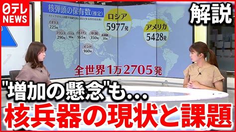 【解説】核抑止力か核軍縮か核兵器を取り巻く世界の現状と課題とは Youtube