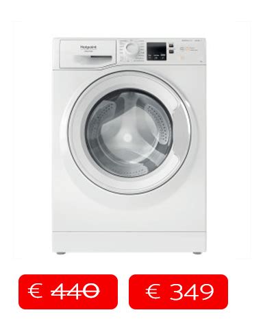 LAVATRICE 8KG 1200GIRI HOTPOINT OBLO BIANCO Novalba