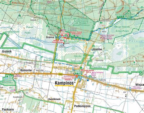 Kampinoski Park Narodowy Mapa Cyfrowa Trekbuddy