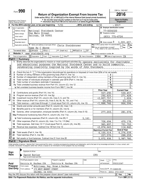 Fillable Online Fillable Online Final IRS Form 990 For RS Public