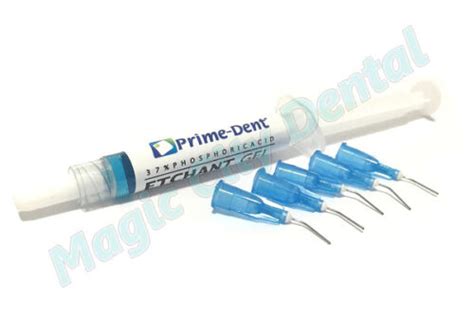 Prime Dent 37 Dental Phospharic Acid Etching Etchant 4gm Syringe Gel