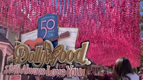 Dollywood I Will Always Love You 50th Anniversary Event Shows Shops