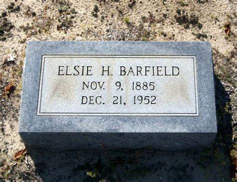 Elsie Magnolia Huggins Barfield M Morial Find A Grave